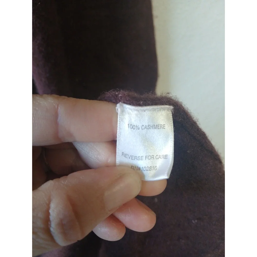 Garnet hill 100% cashmere duster cardigan quiet luxery minimalist old money flaw